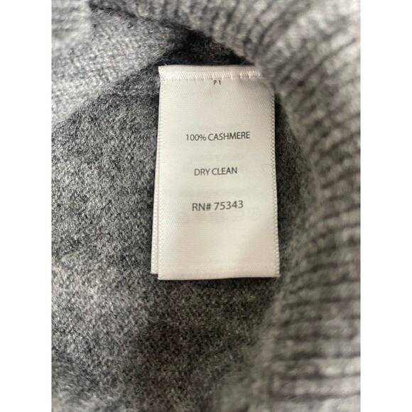 Ethan Pierce 100% 2-Ply Cashmere Dark Gray Sweater Mens XL - Picture 6 of 6